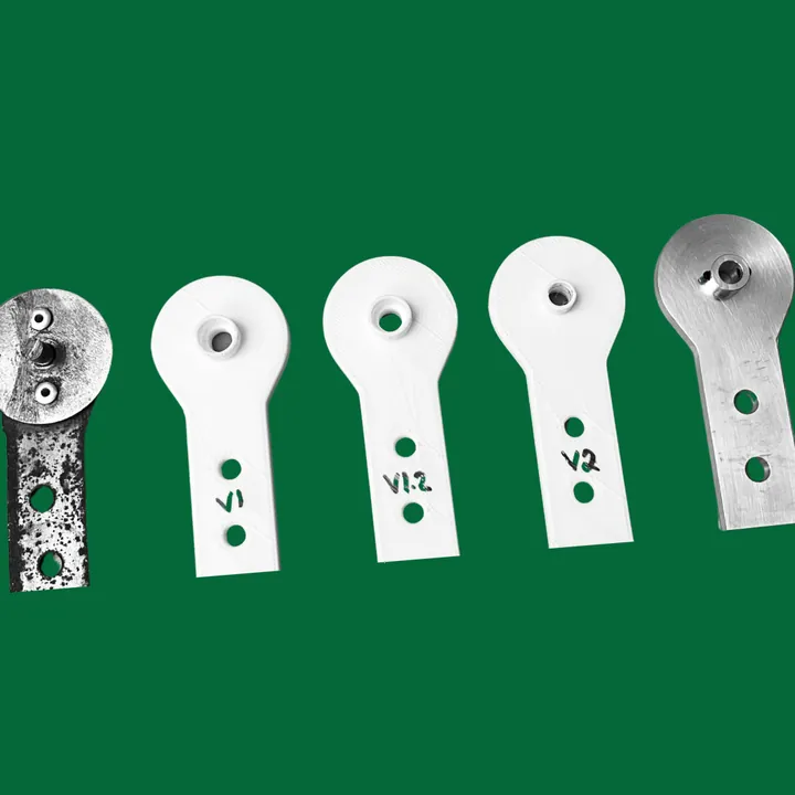 Iterations of custom brackets, V1 to V2